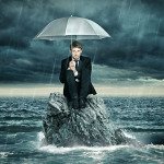 los hombres ante el temporal